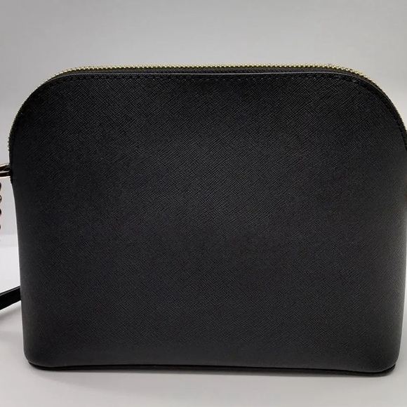 Michael Kors Jet Set Travel Black Medium Dome Crossbody Bag New (Original) - Picture 3 of 9